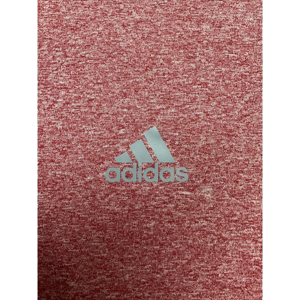 Adidas Climalite Mens Red Short Sleeve Outdoor Shirt Size XL